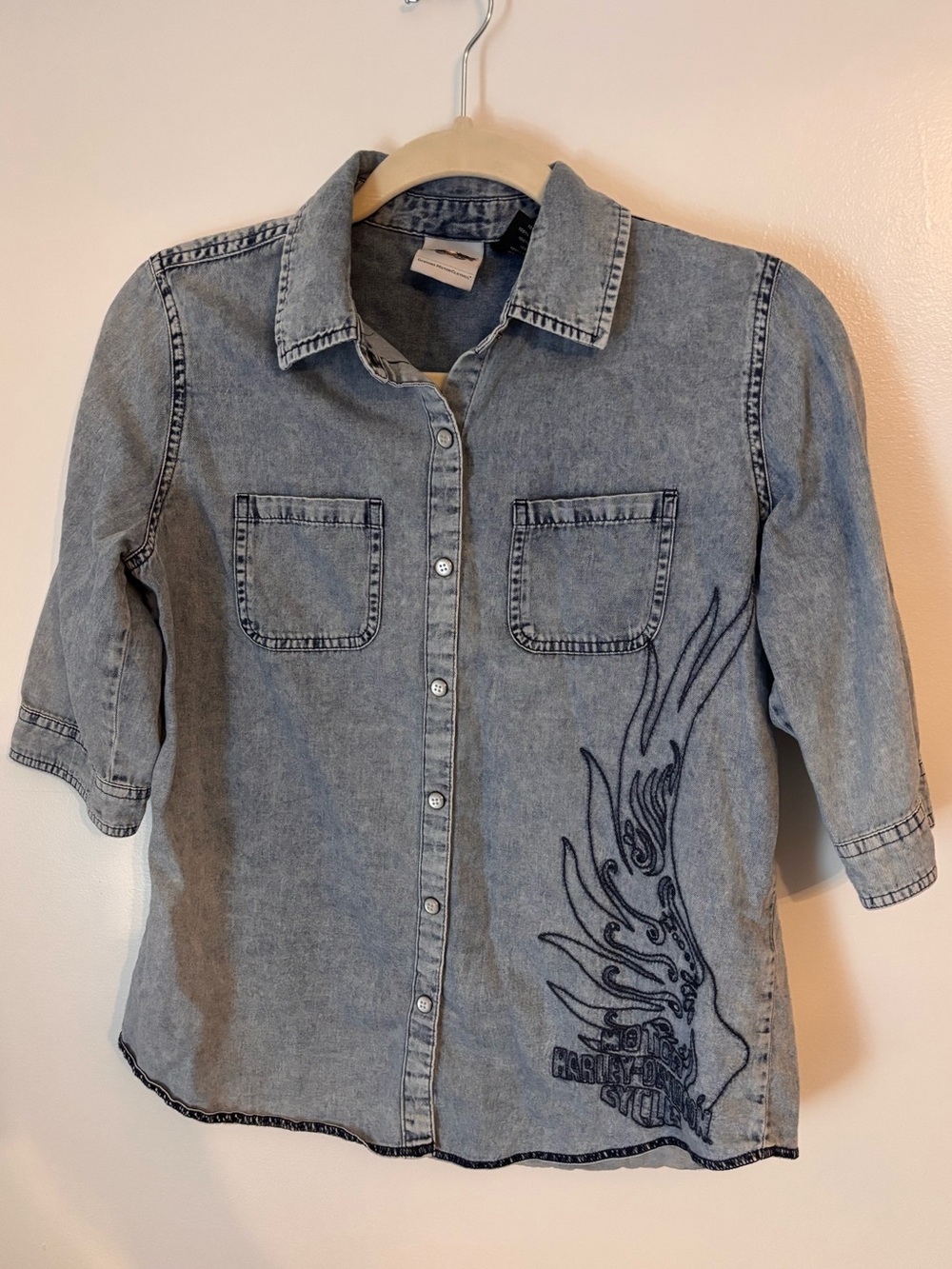 Women’s Harley-Davidson Denim Button-Down Shirt